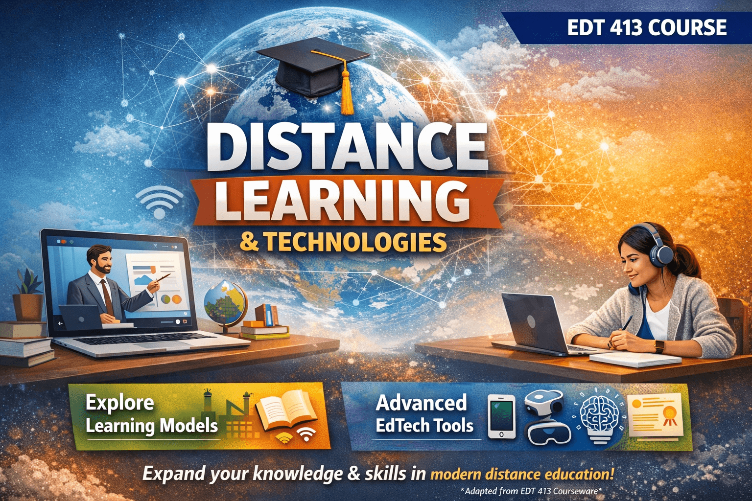 EDT 413: DISTANCE LEARNING MODELS AND TECHNOLOGIES