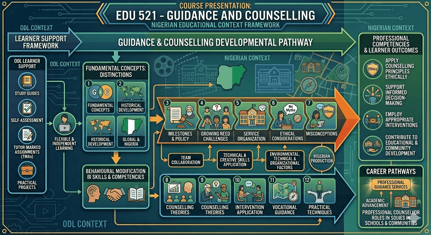 EDU 521 – Guidance and Counselling