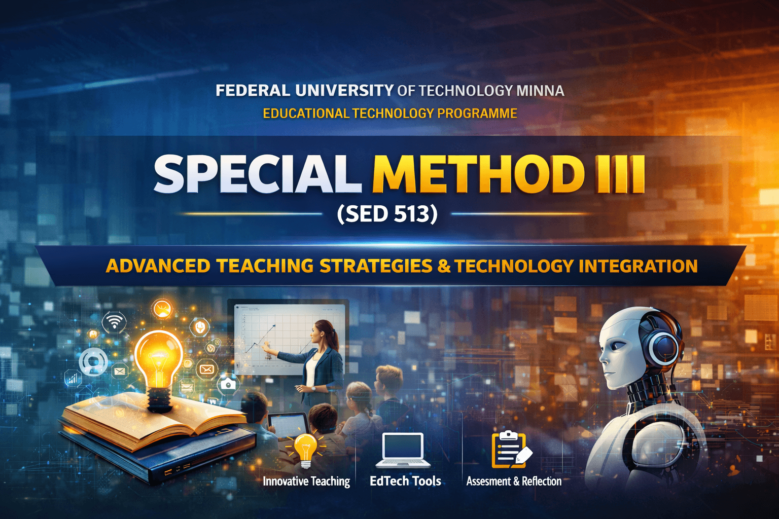 SED 513: Special Method III (Post-Teaching Practice Evaluation/Remediation)